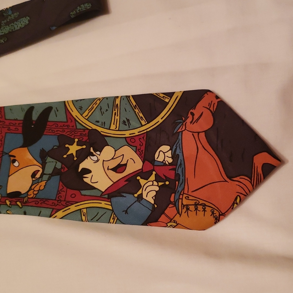 Flinestones and George Jetson Cartoon Tie